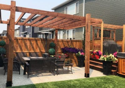 red rock contracting airdrie patio and deck builder